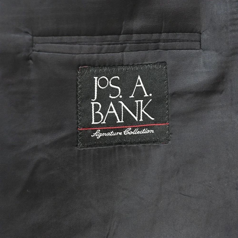 Jos A Bank 50S 44x29 Navy Blue 100% Wool Gordon Mens Jacket Pants Suit